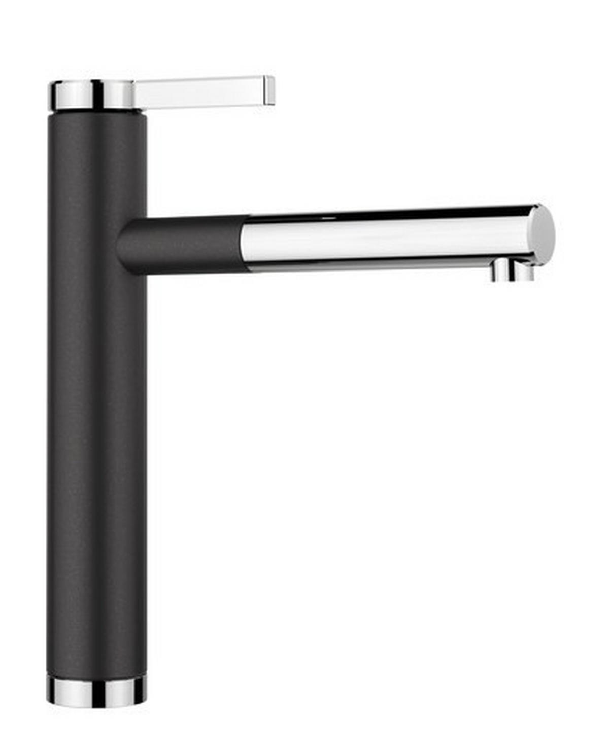 KÜCHENARMATUR 518438  - Chromfarben/Anthrazit, Basics, Stein/Metall (4,6/28/24,8cm) - Blanco