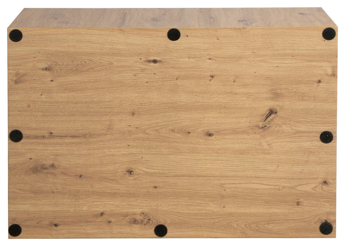 COUCHTISCH 90/60/40 cm rechteckig Eichefarben  - Eichefarben, Design, Holzwerkstoff (90/60/40cm) - MID.YOU