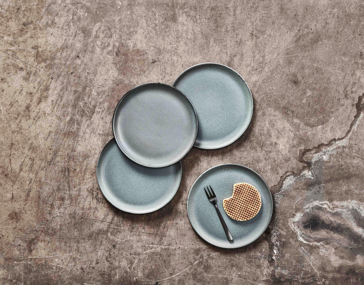 DESSERTTELLER  - Waldgrün, Basics, Keramik (20/20/1cm) - Aida