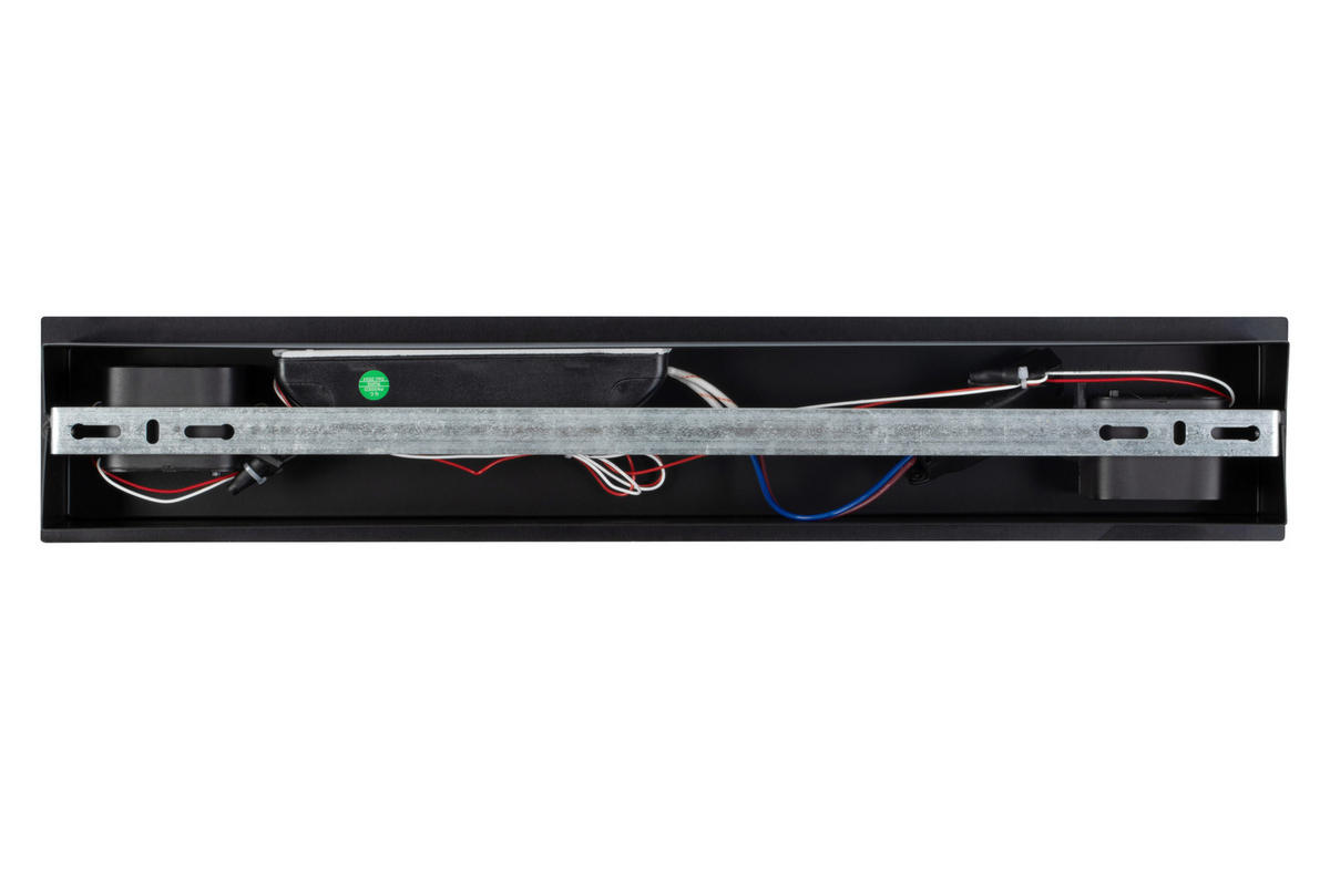 LED-HÄNGELEUCHTE Otis Linear 115/7,5/150 cm   - Schwarz, Design, Metall (115/7,5/150cm) - Dieter Knoll