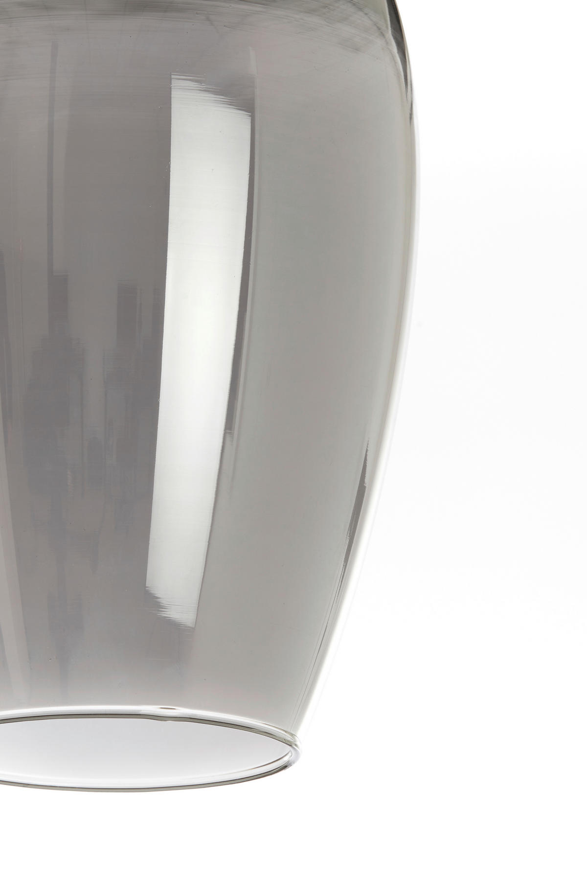 HÄNGELEUCHTE LUKARO 35/32/35 cm   - Grau, Basics, Glas/Metall (35/32/35cm) - Light & Living