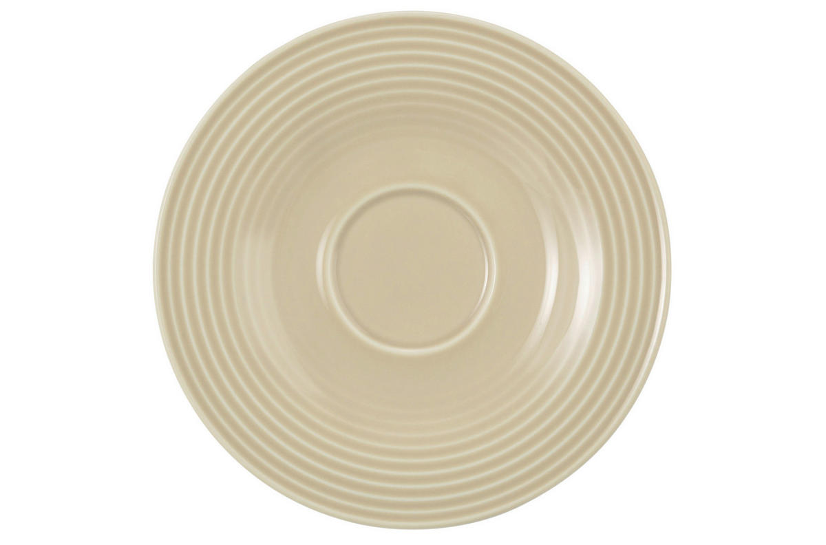 ESPRESSO-UNTERTASSE Beat sandbeige 13,5 cm  - Beige, KONVENTIONELL, Keramik (13,5cm) - Seltmann Weiden