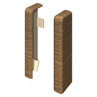 SOCKELLEISTENENDSTÜCK Braun, Eichefarben  - Eichefarben/Braun, KONVENTIONELL, Kunststoff (2.2/2.2/5.9cm) - Egger Holzwerkstoffe