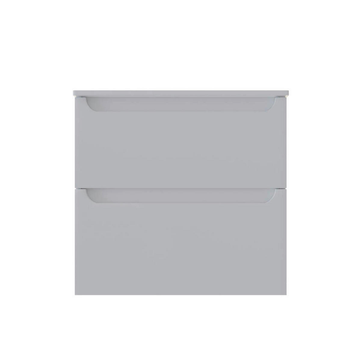 KOMBI UMIVAONIK  bijela visoki sjaj  - bijela visoki sjaj, Basics, drvo/keramika (61/46,5/58cm)