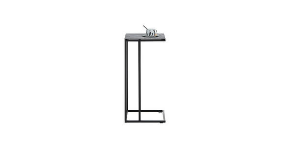 COUCHTISCH Sicherheitsglas 40/35/70 cm rechteckig Schwarz, Grau - Schwarz/Grau, Design, Glas/Metall (40/35/70cm) - Xora