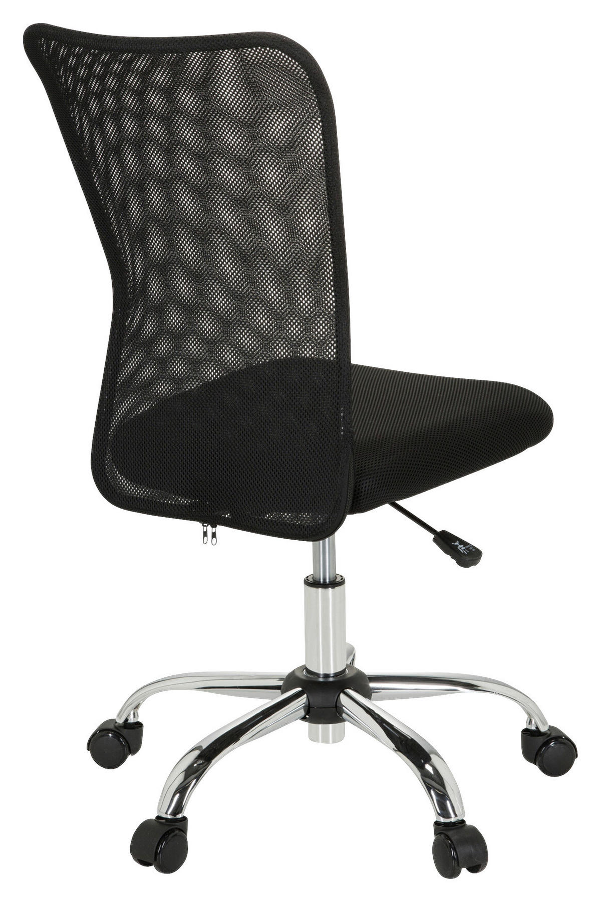 OTOČNÁ ŽIDLE PRO MLÁDEŽ, černá - černá, Basics, plast (54/88-98/54cm) - MID.YOU