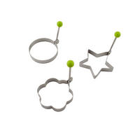 FORMĂ PENTRU OU OCHI - culoare inox, Basics, plastic/metal