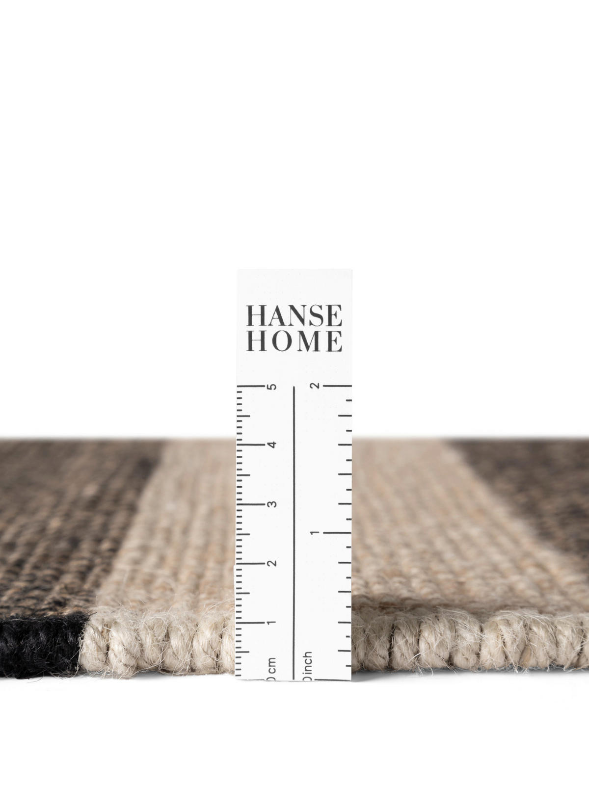 JUTETEPPICH 80/200 cm Handloom 1.0 Creme, Schwarz  - Creme/Schwarz, Basics, Textil (80/200cm) - Hanse Home