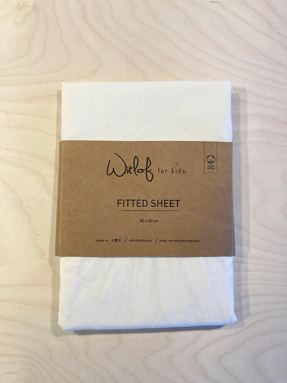 KINDERSPANNBETTTUCH 40/80 cm   - Basics (40/80cm) - Witlof for Kids