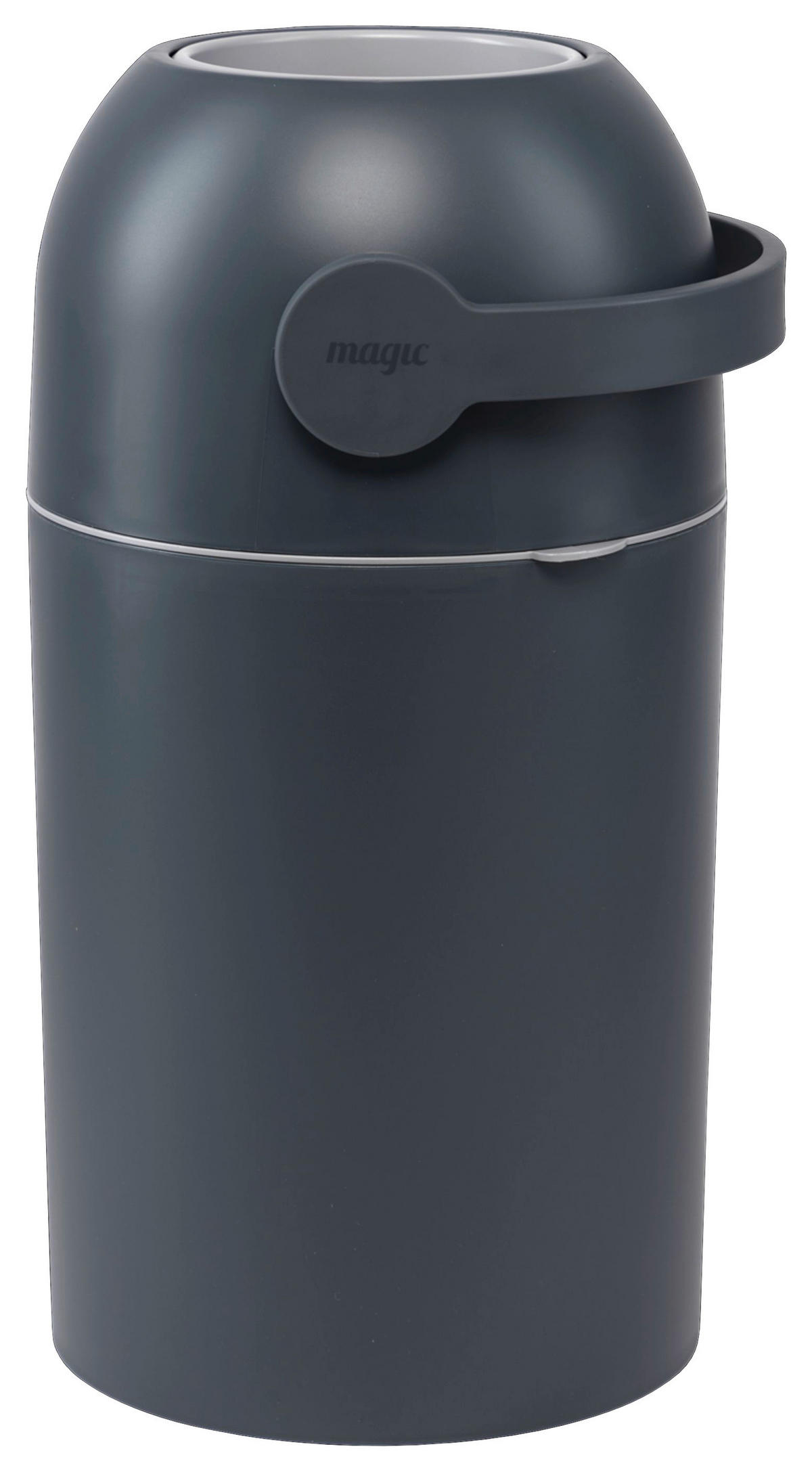 KOŠ ZA PELENE  Majestic  - antracit, Basics, plastika (24,5/48,5/26cm) - MAGIC