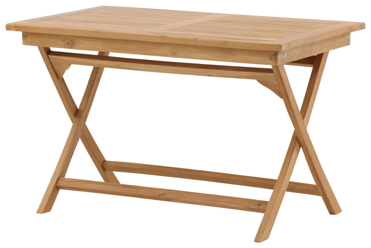 GARTENTISCH 120/70/75 cm Holz  - Teakfarben, KONVENTIONELL, Holz (120/70/75cm) - Gardenson