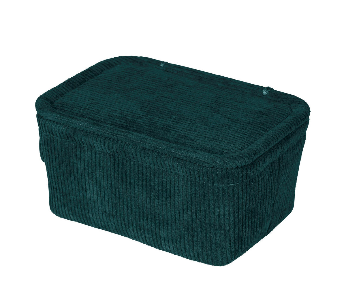 AUFBEWAHRUNGSKÖRBCHEN  - Dunkelgrün, Basics, Textil (19/10/14cm) - Wenko