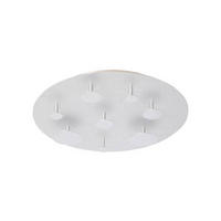 LED-DECKENLEUCHTE 50 cm  - Silberfarben, Design, Metall (50cm) - Näve