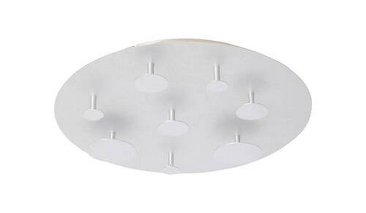 LED-DECKENLEUCHTE 50 cm  - Silberfarben, Design, Metall (50cm) - Näve