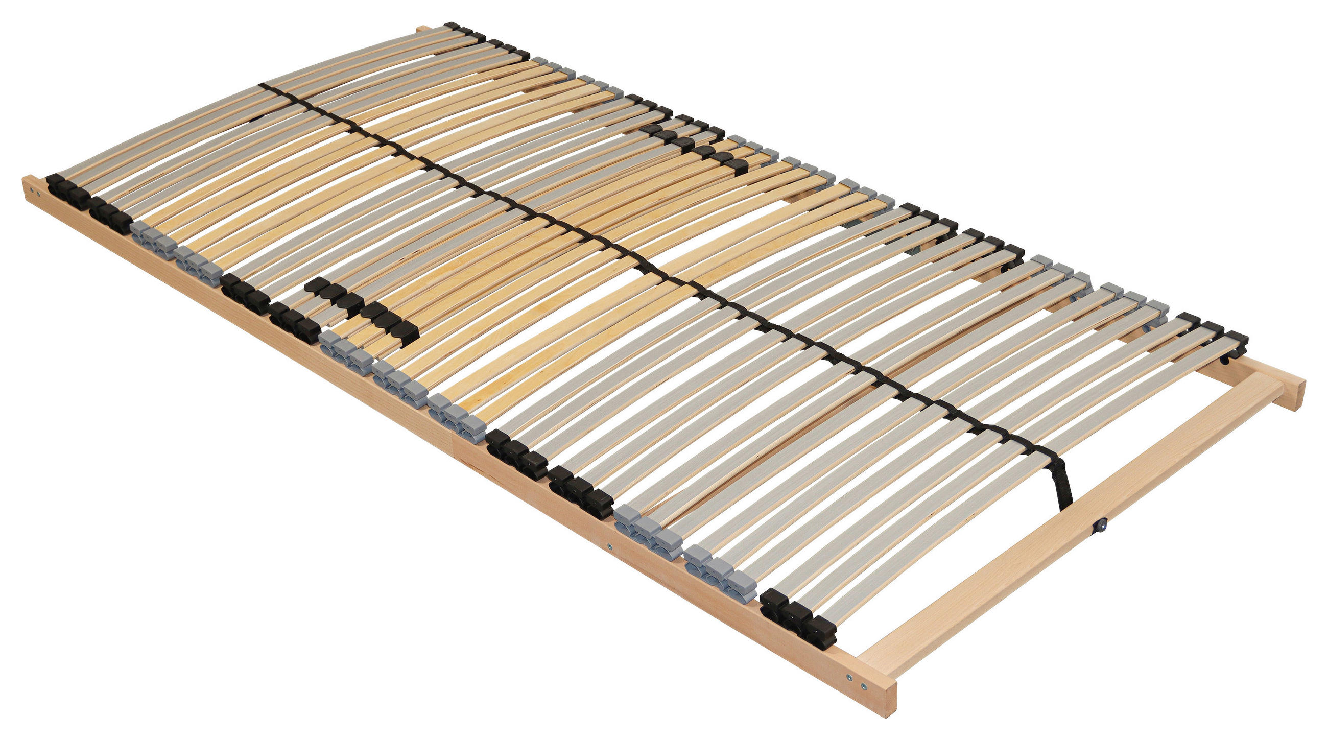 LATTENROST 90/200 cm  - Naturfarben/Grau, Basics, Holz (90/200cm) - Xora