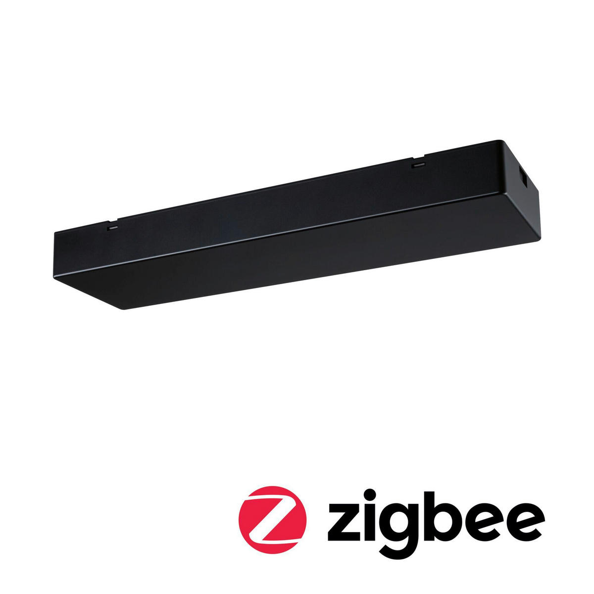 SCHIENENSYSTEM-EINSPEISER - Schwarz, Basics, Kunststoff (36,5/10/4cm) - Paulmann