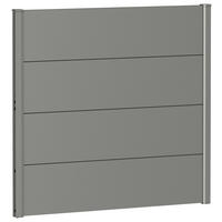 SICHTSCHUTZ - Grau, Basics, Metall (96/91/4,4cm) - Biohort