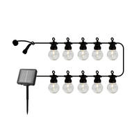 LICHTERKETTE 300 cm  - Klar/Schwarz, Basics, Kunststoff (300cm)