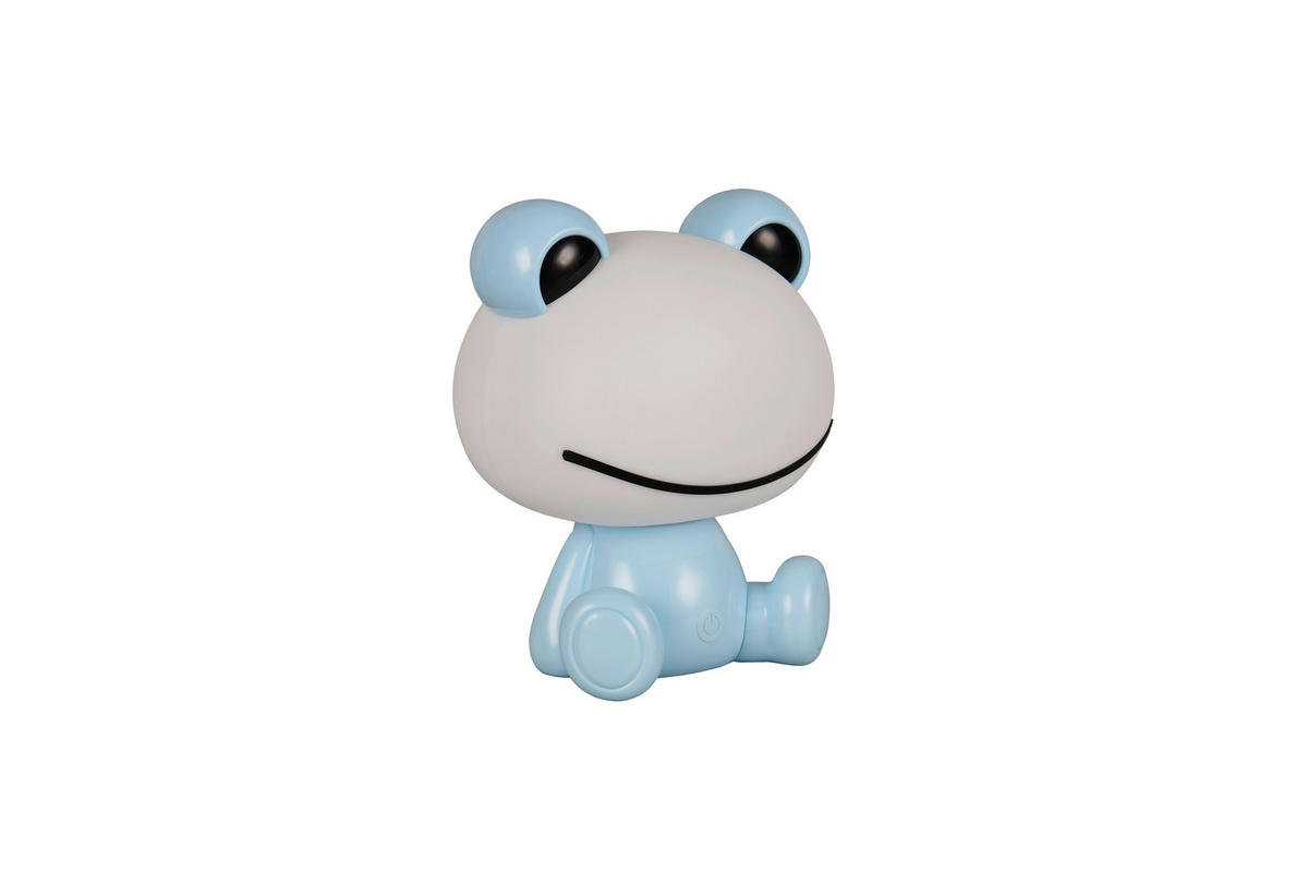 LED-TISCHLEUCHTE Hopper 19,5/16,5/24,5 cm  - Blau/Weiß, LIFESTYLE, Kunststoff (19,5/16,5/24,5cm)