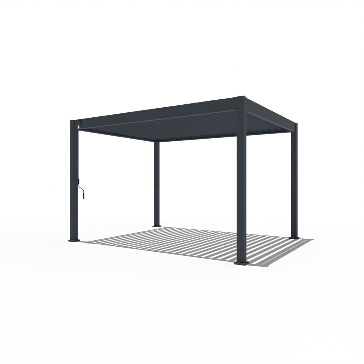 PERGOLA 300/400/255 cm   - Graphitfarben, Basics, Metall (300/400/255cm) - Gardenson