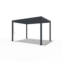 PERGOLA 300/400/255 cm   - Graphitfarben, Basics, Metall (300/400/255cm) - Gardenson