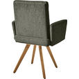 ARMLEHNSTUHL  in Chenille  - Eichefarben/Beige, Design, Holz/Textil (56/92/60cm) - Dieter Knoll