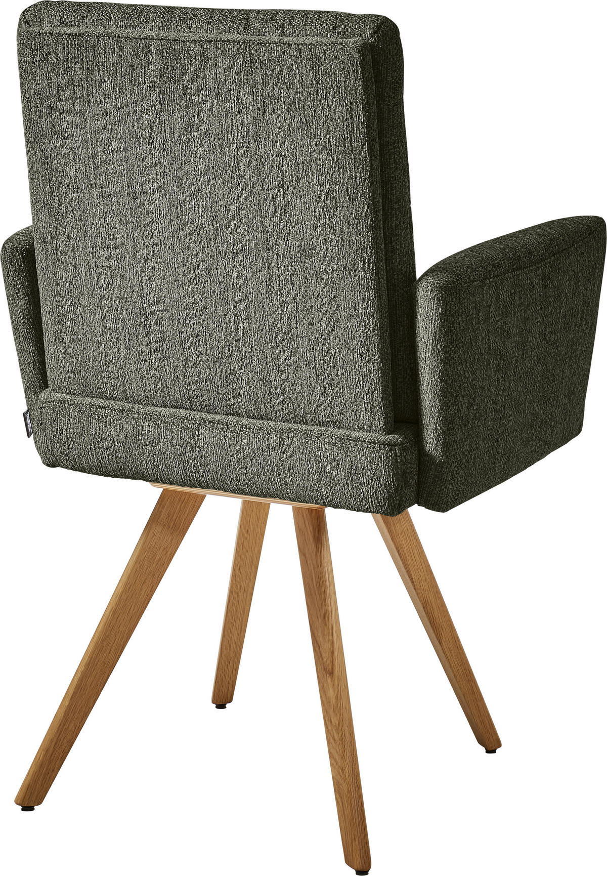 ARMLEHNSTUHL  in Chenille  - Eichefarben/Beige, Design, Holz/Textil (56/92/60cm) - Dieter Knoll