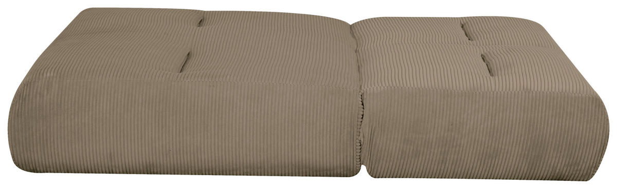 SCHLAFSOFA Cord Braun  - Braun, Design, Textil (159/88/160cm) - Livetastic