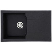 SPÜLE 1712ALINEO81X50S  - Schwarz, Trend, Stein (81/21/50cm) - Respekta