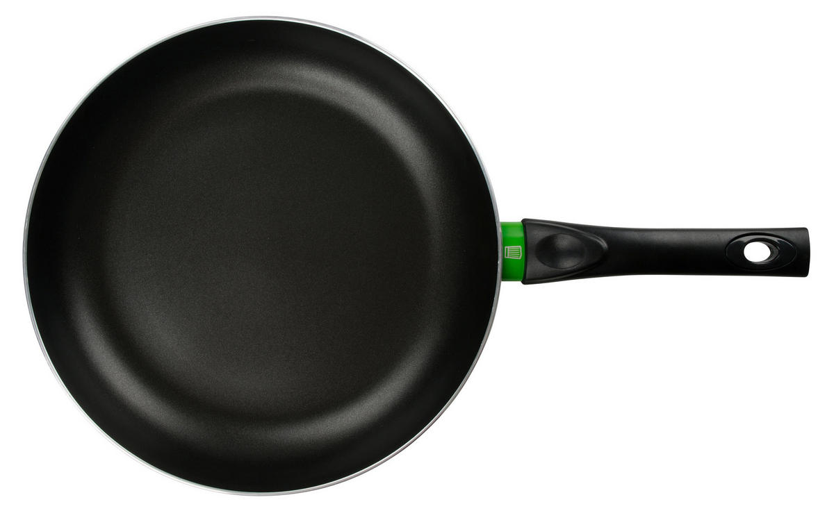 Tigaie Pentru Prăjit 28 cm  - verde/negru, Design, metal (28cm) - Chefkoch+Fackelmann