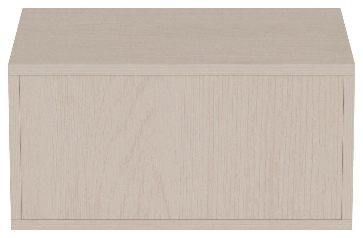 NACHTSCHRANK 46/23/30 cm  - Eiche grau, MODERN, Holzwerkstoff (46/23/30cm) - VanDerken