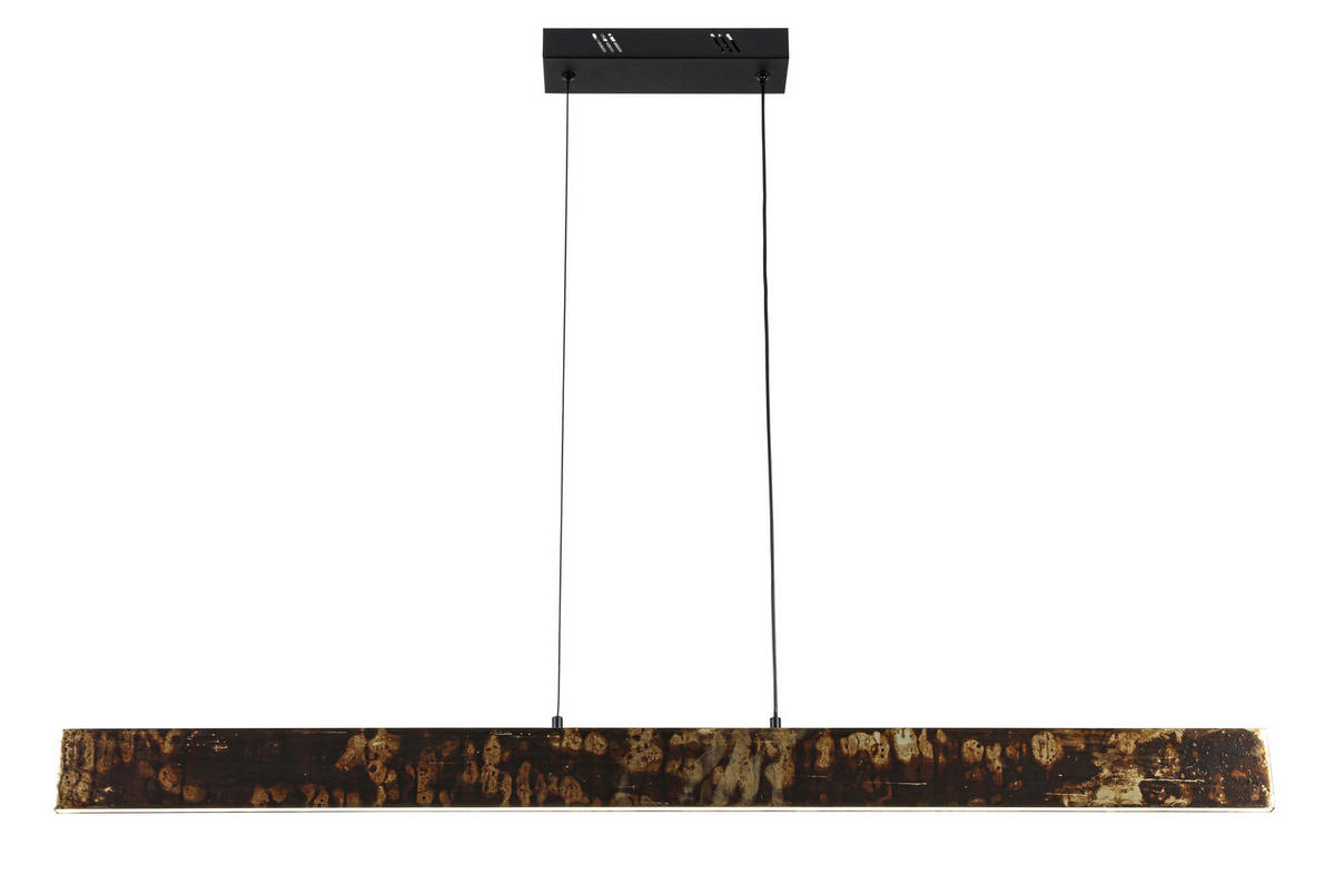 LED-HÄNGELEUCHTE Oxira 110/7/120 cm  - Multicolor/Schwarz, Design, Kunststoff/Metall (110/7/120cm) - Dieter Knoll