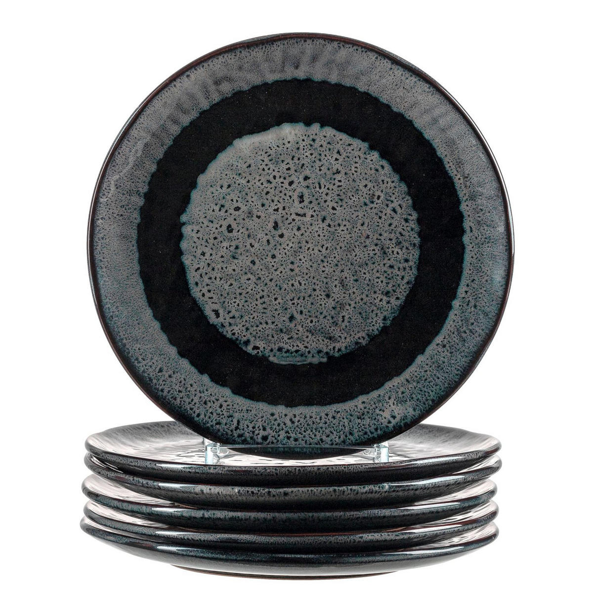 DESSERTTELLERSET Matera 6-teilig  - Anthrazit, LIFESTYLE, Keramik (23cm) - Leonardo