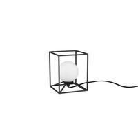 NAMIZNA SVETILKA         14,5/17,5/14,5 cm      - črna/bela, Trendi, kovina/steklo (14,5/17,5/14,5cm)