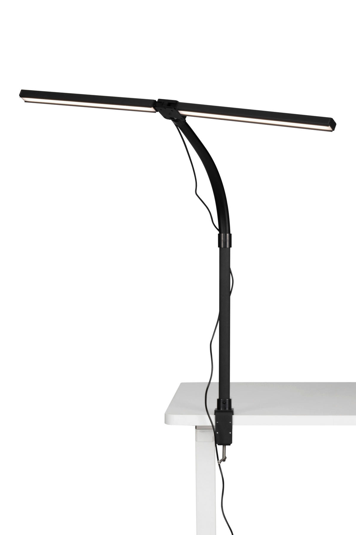 LED CSIPTETŐS LÁMPA - fekete, Basics, műanyag/fém (80/35/71,5cm) - Novel