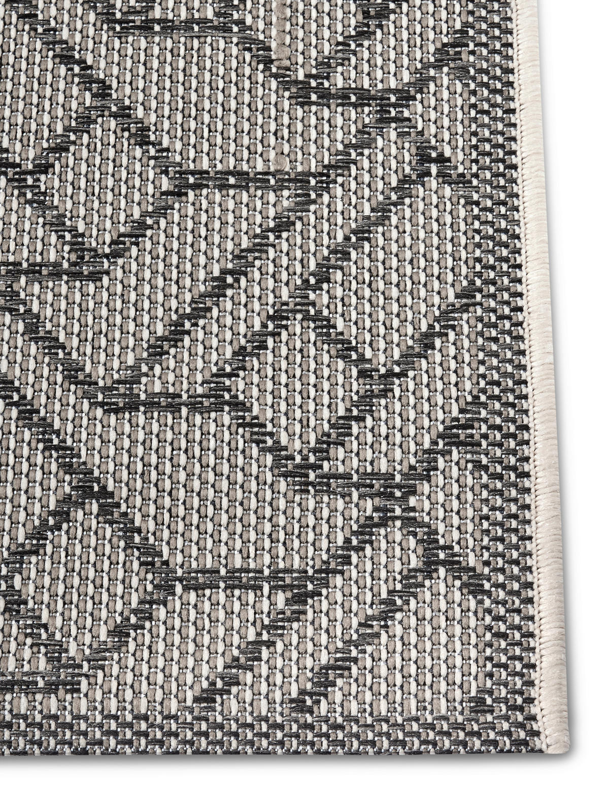 OUTDOORTEPPICH 115/170/170 cm Clyde Grau, Beige  - Beige/Grau, Design, Kunststoff/Textil (115/170/170cm)