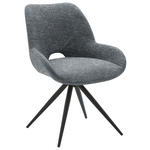 STUHL - Petrol/Schwarz, Design, Textil/Metall (58/83/63cm) - Dieter Knoll