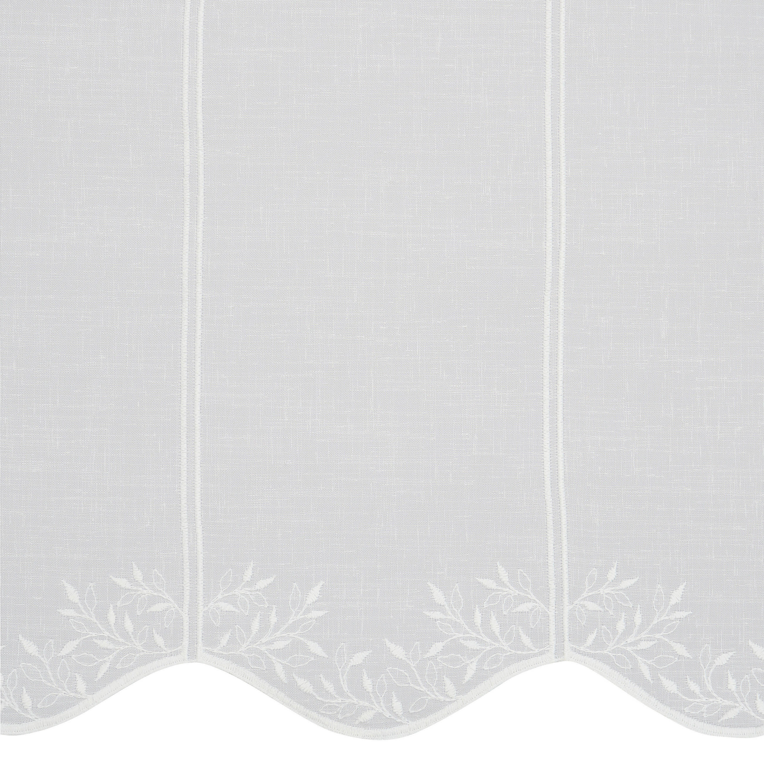 KRATKA TRANSPARENTNA ZAVESA prirodna boja   - prirodna boja, Konvencionalno, tekstil (60cm) - Esposa
