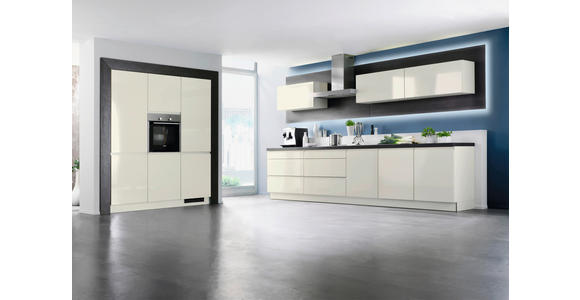 EINBAUKÜCHE - Magnolie, Design, Holzwerkstoff - Dieter Knoll