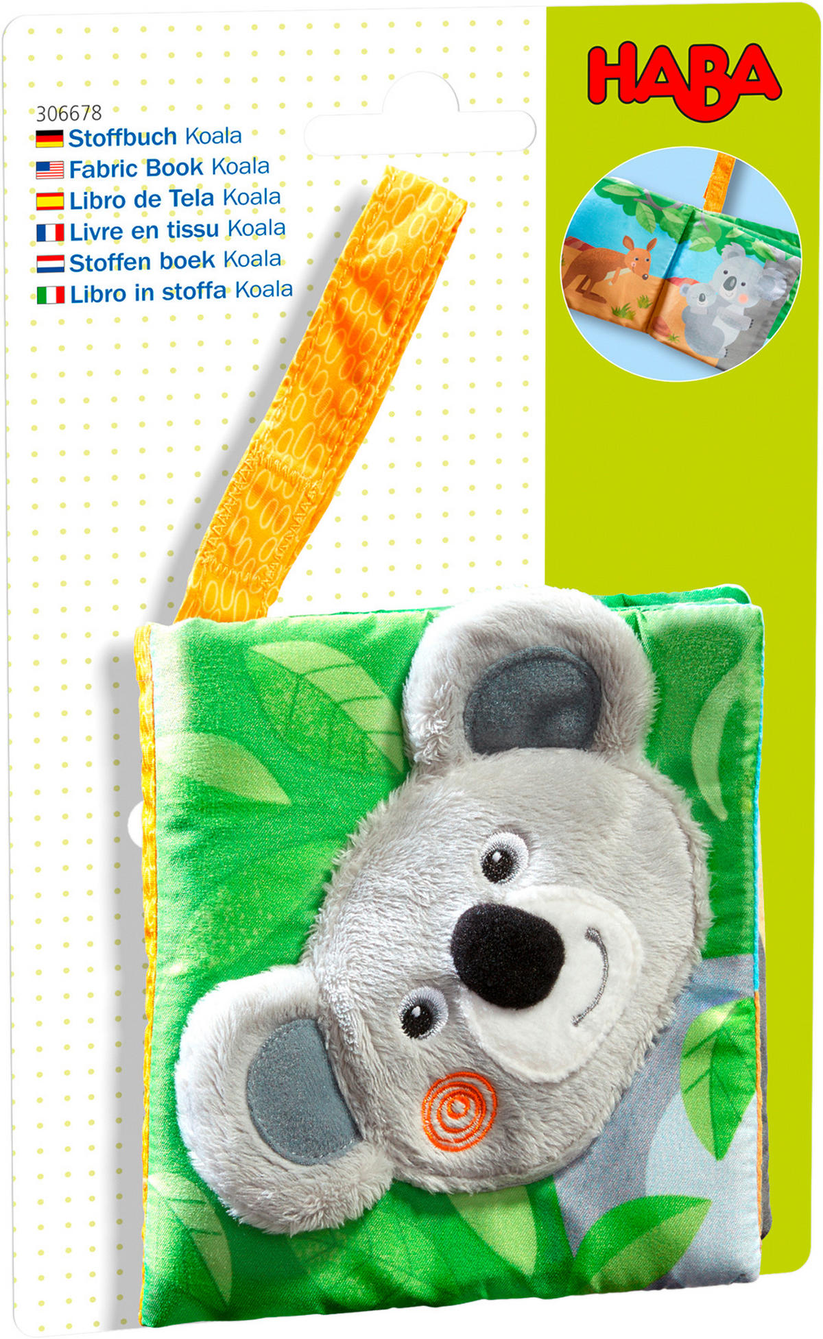 STOFFBUCH - Multicolor, Basics, Textil/Metall (12,5/10,5/2,5cm) - Haba