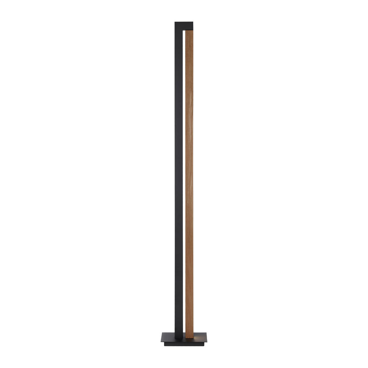 LED-STEHLEUCHTE - Eichefarben/Anthrazit, Design, Holz/Kunststoff (22/16/140cm) - Neuhaus PURE