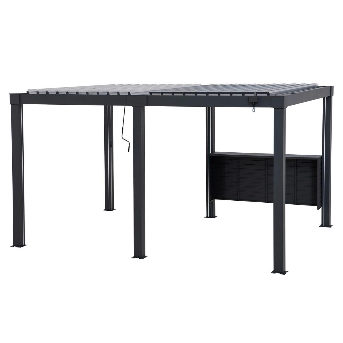 PERGOLA-BAR 182/82/30 cm   - Anthrazit, Basics, Metall (182/82/30cm) - Modante