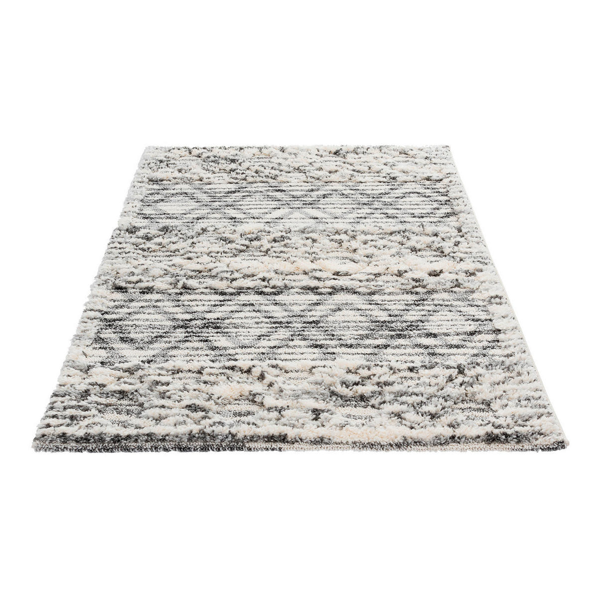TKANÝ KOBEREC, 80/150 cm, šedá, béžová - šedá/béžová, Konvenční, textil (80/150cm)