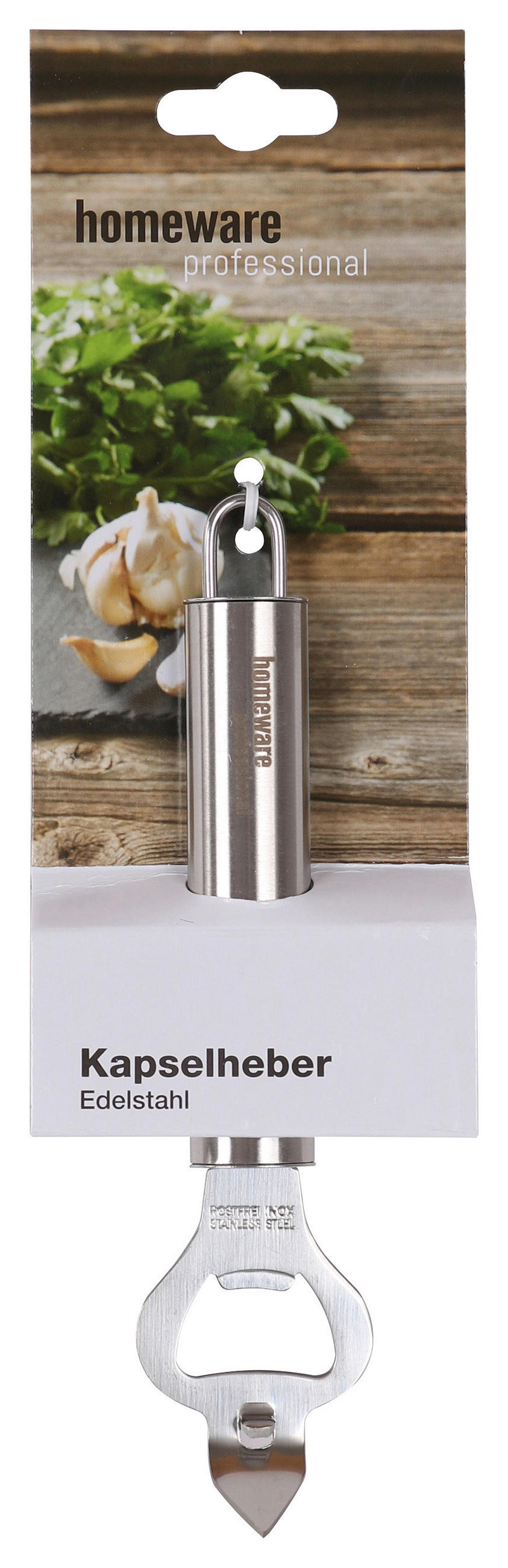 Desfăcător Universal De Sticl - culoare inox, Basics, metal (18cm) - Homeware Profession.