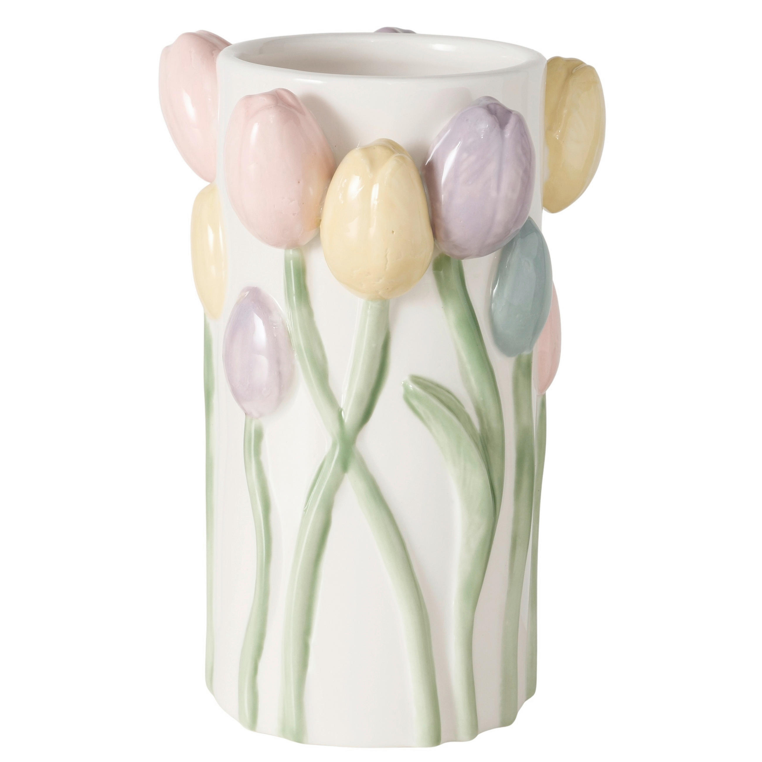 VÁZA  - többszínű, Basics, kerámia (11/11/16,5cm)