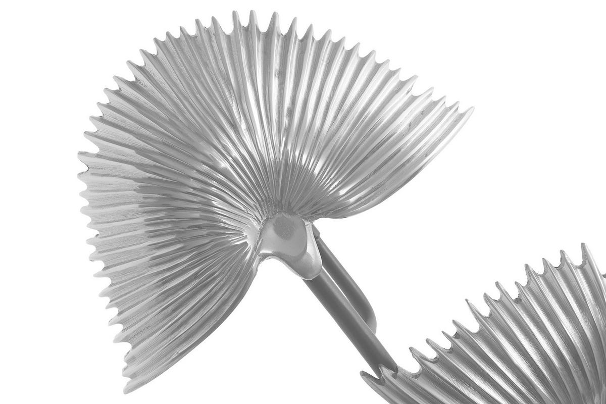TISCHLEUCHTE 38/16/60 cm   - Silberfarben, Basics, Metall (38/16/60cm) - Kayoom