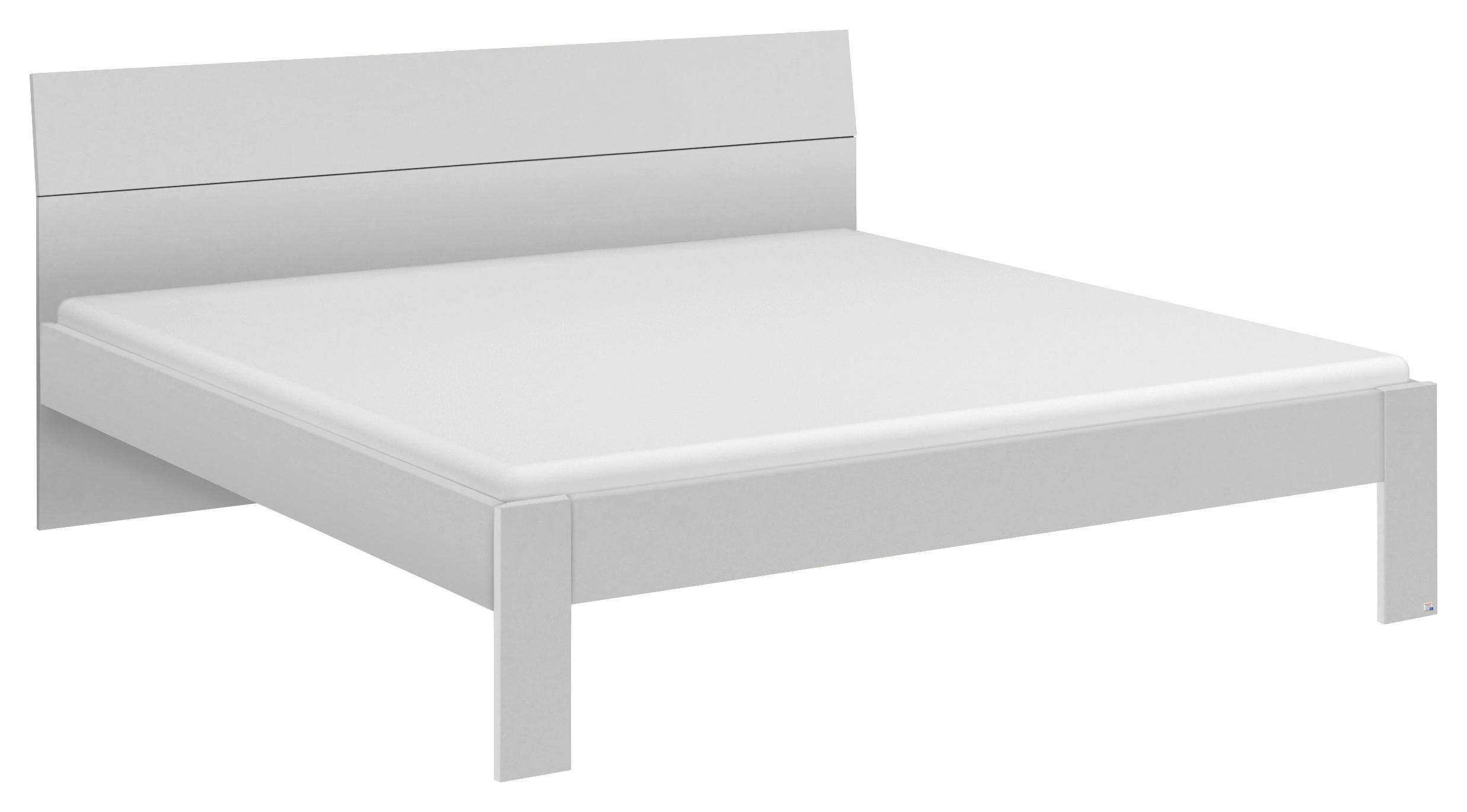 BETT 180/200 cm,  in Weiß  - Weiß, Basics (180/200cm) - Xora