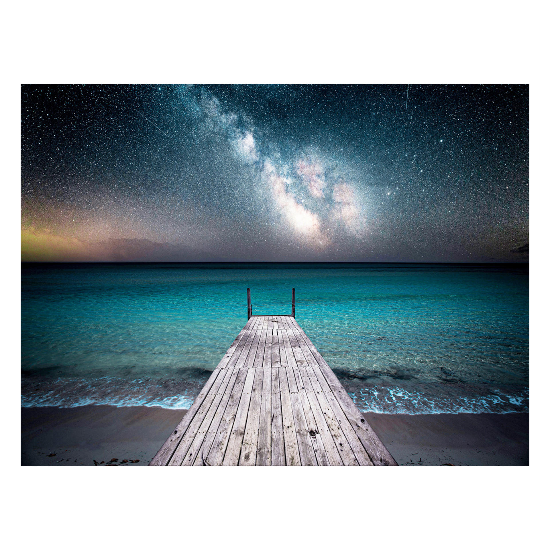 LEINWANDBILD Landschaft & Natur 85/113 cm  - Multicolor, Basics, Holz/Textil (85/113cm)