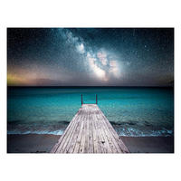 LEINWANDBILD Landschaft & Natur 85/113 cm  - Multicolor, Basics, Holz/Textil (85/113cm)