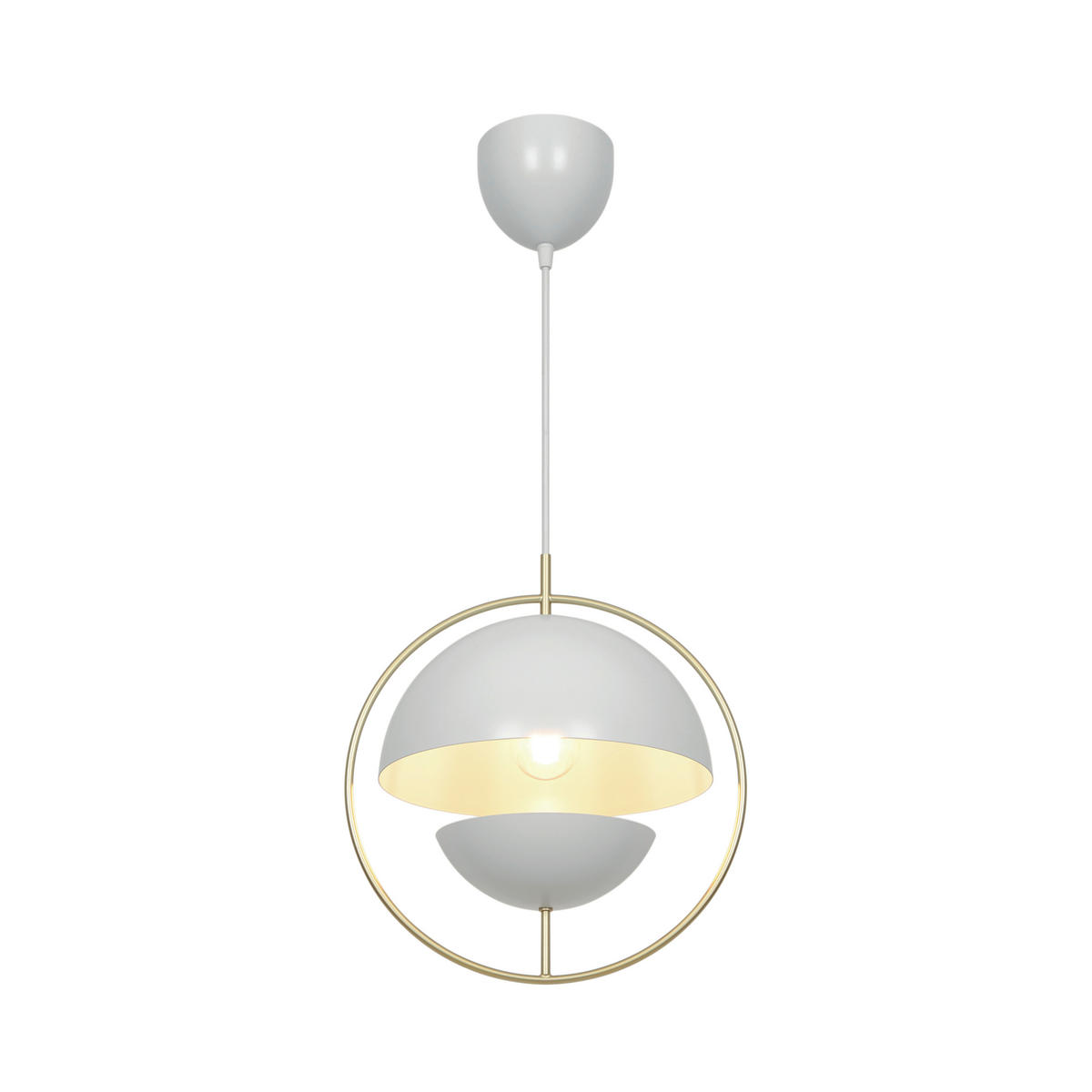 PENDELLEUCHTE 33/37 cm  - Weiß, Design, Metall (33/37cm) - Nordlux